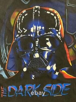 Vintage 1996 Star Wars Darth Vader The Dark Side T-shirt Size XL MINT