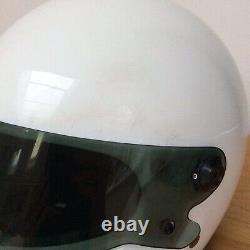 Vintage 80's Bandit White Stig Star Wars Style Helmet