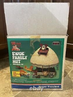 Vintage Ewok Family Tree Hut Playset with Box Kenner Star Wars 1984