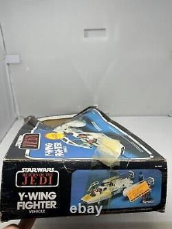 Vintage KENNER STAR WARS RETURN OF THE JEDI Y-WING With ORIGINAL BOX (Read)