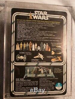 Vintage Kenner 1978 Star Wars Luke Skywalker 12 Back-C AFA 80 Unpunched