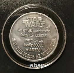 Vintage Kenner 1984 Star Wars POTF Warok withPOTF Coin
