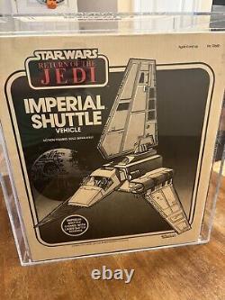 Vintage Kenner 1984 Star Wars ROTJ Imperial Shuttle AFA 85