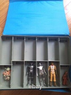 Vintage Kenner Star Wars? 17 FIGURES and carrying case lot 1970s palitoy 1977-84