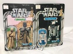 Vintage Kenner Star Wars 1978 Complete Set Of 12-Backs Luke-Han Solo-Leia- Vader
