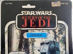 Vintage Kenner Star Wars 1984 Rotj At-st Driver Moc 79 Back Anakin Offer Clear