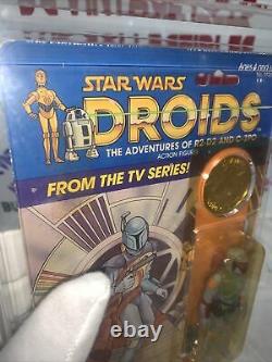 Vintage Kenner Star Wars 1985 Droids Boba Fett Moc Cas 80/85/90