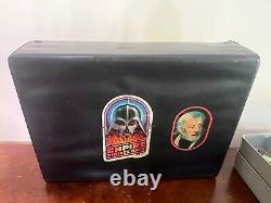 Vintage Kenner Star Wars 26 Action Figure Lot Case Darth Vader, Luke C-3PO, Han