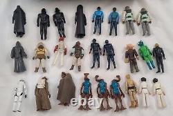 Vintage Kenner Star Wars Action Figure Lot, Darth Vader Case Luke Leia Vader ANH