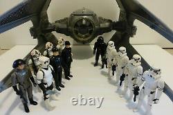 Vintage Kenner Star Wars Action Figures Lot Imperial Army + 1984 Tie Interceptor