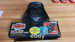 Vintage Kenner Star Wars Darth Vader Collectors Case includes 3 sealed figures