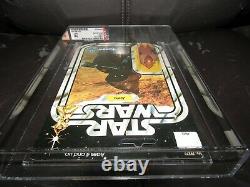 Vintage Kenner Star Wars Jawa(VINYL CAPE)figure, AFA70EX+UNpeg, NO SPOTS, moc, GRAIL