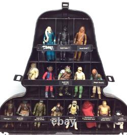 Vintage Kenner Star Wars LOT Of 31 ACTION FIGURES With Darth Vader Case