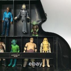 Vintage Kenner Star Wars LOT of 31 Action Figures With Darth Vader Case