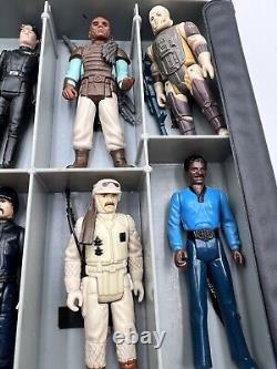 Vintage Kenner Star Wars Mini-Action Figure Collector Case With 12 Figures