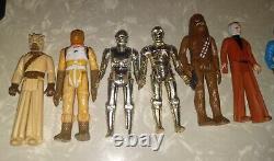 Vintage Kenner Star Wars Original 1977 1979 1980 Action Figures Lot 11 Figures