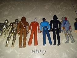 Vintage Kenner Star Wars Original 1977 1979 1980 Action Figures Lot 11 Figures