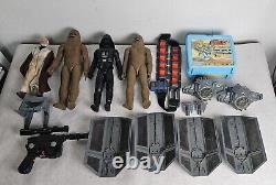 Vintage Kenner Star Wars Toy Mixed lot of 17 Han Solo Blaster & More For Parts