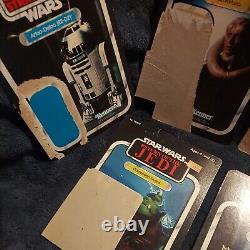 Vintage Kenner Star Wars card backs Assorted cards (see photos) 1980s lots of 16