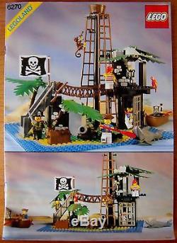 Vintage LEGO Pirates 6270 FORBIDDEN ISLAND Complete with Instructions 1989