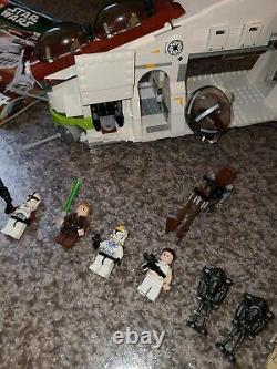 Vintage Lego Star Wars Republic Gunship 75021 100% Compete With Mini Figures