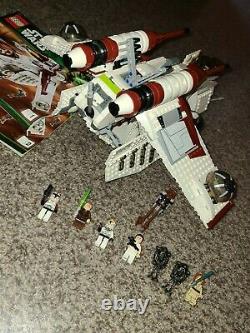 Vintage Lego Star Wars Republic Gunship 75021 100% Compete With Mini Figures