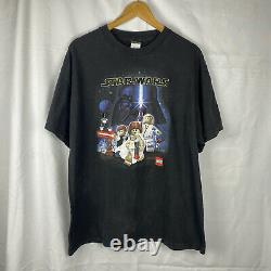 Vintage Lego Star Wars Video Game Promo T-Shirt XL PlayStation Ps2 2006
