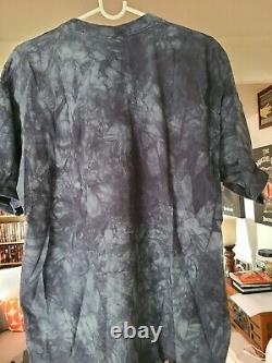 Vintage Liquid Blue Star Wars Jedi Council tie dye shirt Size X Large XL Mace