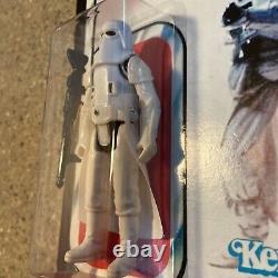Vintage Recarded Star Wars Stormtrooper 12 Back And Snow Trooper 41 Back