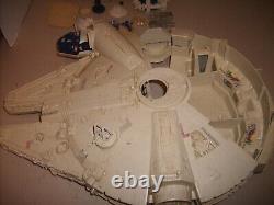 Vintage STAR WARS 70s Han Solo Millennium Falcon Vehicle Playset Kenner Complete