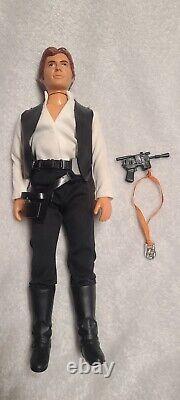 Vintage Star Wars 1978 12 Inch Han Solo Kenner All Original with gun & medal