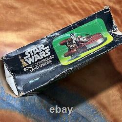 Vintage Star Wars 1978-79 Sonic Landspeeder with clicker and Box