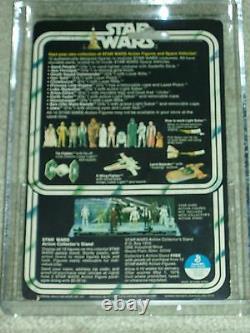 Vintage Star Wars 1978 KENNER AFA 80 R2-D2 ANH 12 Back-C Card MOC CLEAR BUBBLE