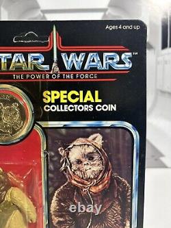 Vintage Star Wars 1984 POTF WAROK 92 Back Figure Sealed With Collector Coin