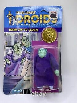 Vintage Star Wars 1985 Rare Sise Fromm Droids TV Cartoon Card Back Sealed New