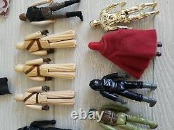 Vintage Star Wars ACTION FIGURES LOT Kenner Original Weapons C3PO Han Solo Vader