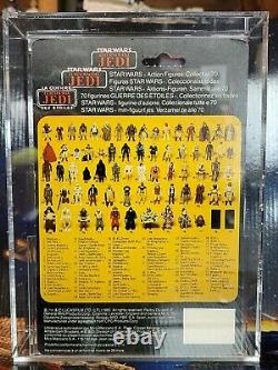 Vintage Star Wars AFA Graded 60 EX Palitoy Tri-Logo ROTJ The Emperor Figure 1983