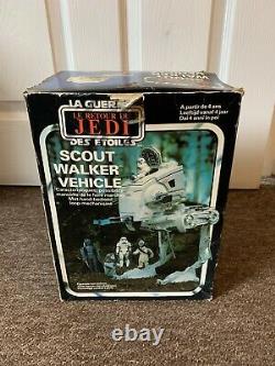 Vintage Star Wars AT-ST Scout Walker 1983 ROTJ Box