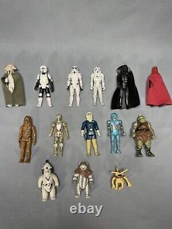 Vintage Star Wars Action Figures- Lot of 14 Figures