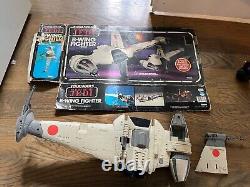 Vintage Star Wars B-Wing Fighter INCOMPLETE WITH BOX RARE ROTJ 1983 S8-16