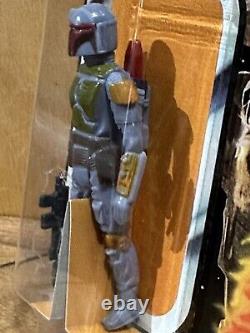 Vintage Star Wars Boba-Fett Recarded Original Action Figure 21 Back A NEW HOPE