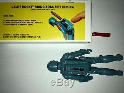 Vintage Star Wars Boba Fett Rocket Firing reproduction Prototype with Box