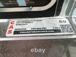 Vintage Star Wars Boba Fett Taiwan Mandalorian CAS 80 80/80/85 MOC not AFA