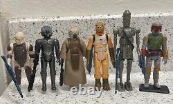 Vintage Star Wars Bounty Hunters Complete Set of 6 No Repros