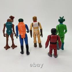 Vintage Star Wars Cantina Playset with 5 Figures Snaggletooth Greedo Bossk +