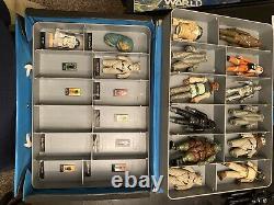 Vintage Star Wars Carrying Case With Figures & 2 X-Wings