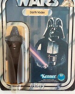 Vintage Star Wars Darth Vader 12 Back C Moc Unpunched Factory Sealed 1977 Carded