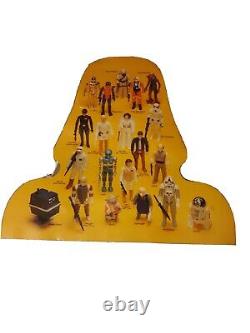 Vintage Star Wars Darth Vader 17 Figure Lot Case and weapons