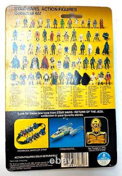 Vintage Star Wars Darth Vader 65 Back MOC Kenner 77' 1983 with Star Case