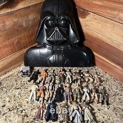 Vintage Star Wars Darth Vader Case, 22 Action Figures and 15 slides sold as lot